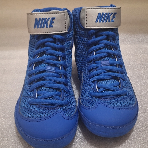 Nike Inflict Blue Wrestling Shoes - Picture 3 of 6